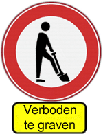 Verboden te graven